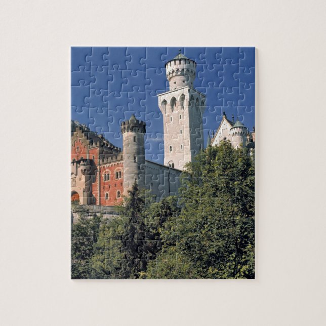 Quebra-cabeça Alemanha, Baviera, Castelo de Neuschwanstein. (Vertical)