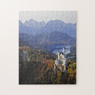 Quebra-cabeça Alemanha, Baviera, Castelo de Neuschwanstein.