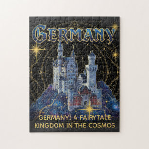 Quebra-cabeça Alemanha Celestial Castelo Neuschwanstein Arte