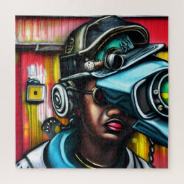 Quebra-cabeça Alerta de Botsuana do Salto de anca