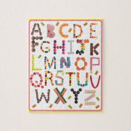 Quebra-cabeça Alfabeto Divertido