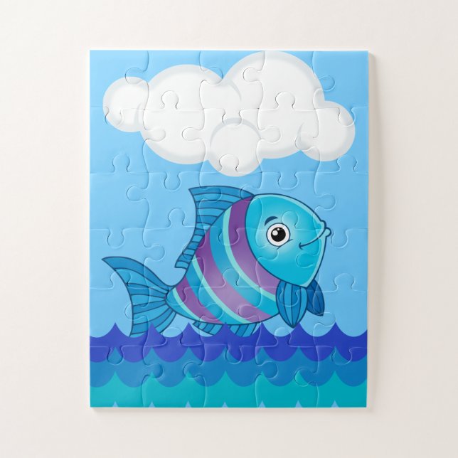 Quebra-cabeça Alfabeto F para partes desproporcionados do (Vertical)