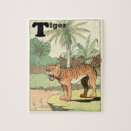 Quebra-cabeça Alfabeto Selgle Tiger Animal
