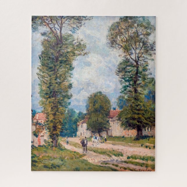Quebra-cabeça Alfred Sisley - A Estrada Versalhes (Vertical)