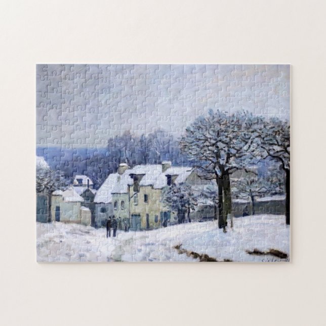 Quebra-cabeça Alfred Sisley - Coloque Chenil em Marly, Efeito da (Horizontal)