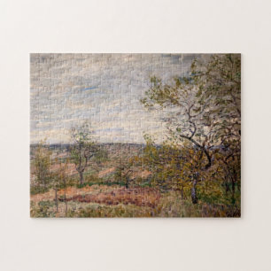 Quebra-cabeça Alfred Sisley - Dia Ventoso em Veneux