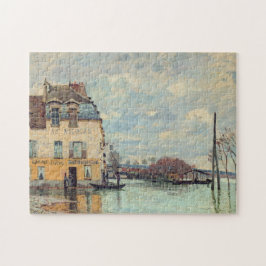 Quebra-cabeça Alfred Sisley - Inundações em Port-Marly 1872
