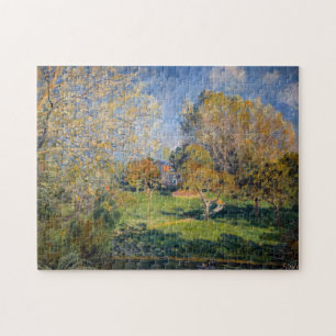 Quebra-cabeça Alfred Sisley - O Jardim de Hoschede, Montgeron
