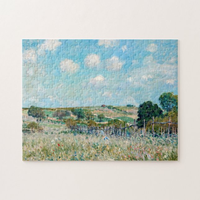 Quebra-cabeça Alfred Sisley - O Prado (Horizontal)