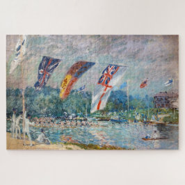 Quebra-cabeça Alfred Sisley - Regatta em Molesey