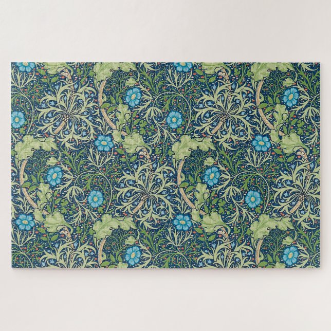 Quebra-cabeça Algas marinhas, William Morris (Horizontal)