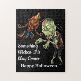 Quebra-cabeça Algo Sinistro no Halloween