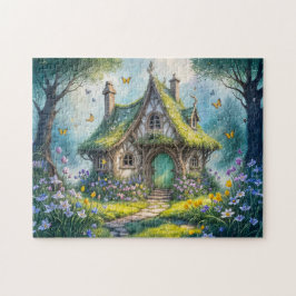 Quebra-cabeça Algodão charmoso com Crocus Blooms