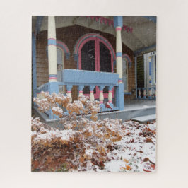 Quebra-cabeça Algodão Vitoriano em Neve - Vinha de Martha