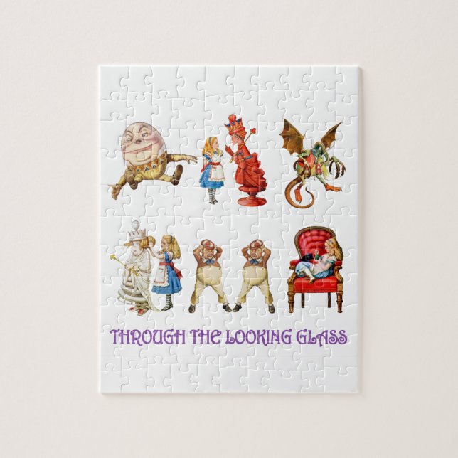 Quebra-cabeça Alice através do espelho (Vertical)