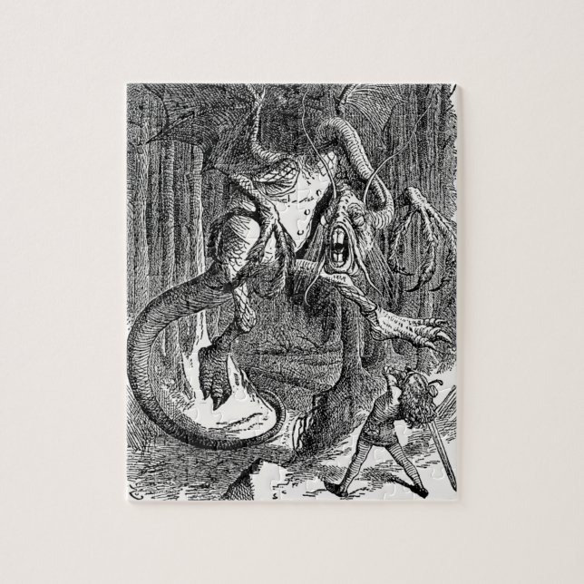 Quebra-cabeça Alice Através do Espelho - O Jabberwocky (Vertical)
