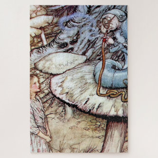 Quebra-cabeça "Alice e a lagarta" por Arthur Rackham