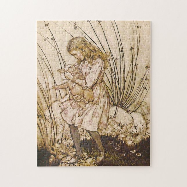 Quebra-cabeça Alice e o Porco Bebê 1 (Vertical)