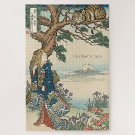 Quebra-cabeça Alice Lost in Japan | Ukiyo-e Mad Journey