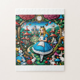 Quebra-cabeça Alice no País das Maravilhas
