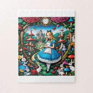 Quebra-cabeça Alice no País das Maravilhas