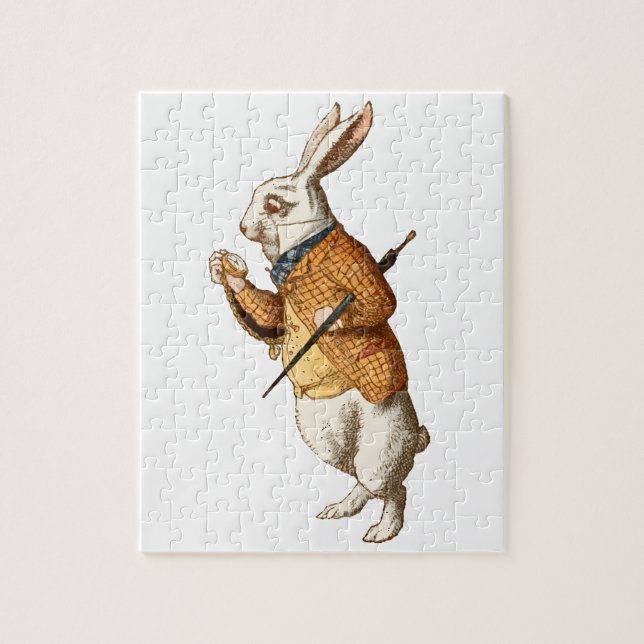 Quebra-cabeça   Alice no País das Maravilhas - Coelho Branco (Vertical)