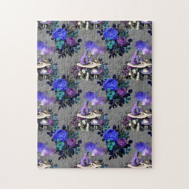 Quebra-cabeça Alice no País das Maravilhas Flores de Caldeira (Vertical)