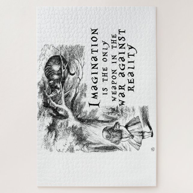 Quebra-cabeça Alice no País das Maravilhas - Imaginação (Vertical)