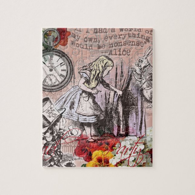 Quebra-cabeça Alice nonsense cortina maravilha (Vertical)