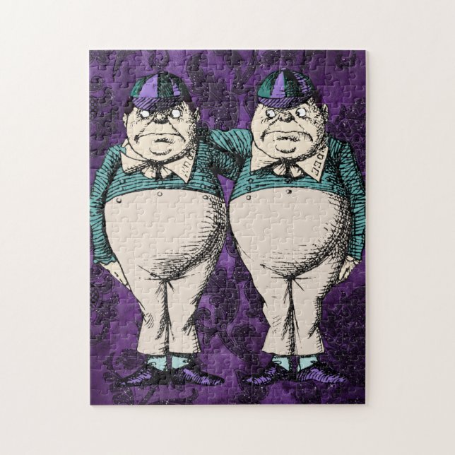 Quebra-cabeça Alice V Gótica - Tweedledum e Tweedledee Quebra-ca (Vertical)
