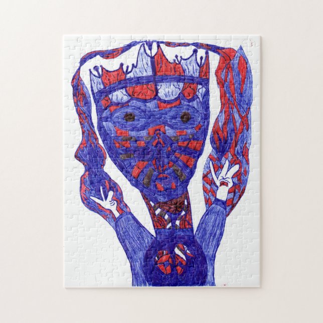 Quebra-cabeça Alienígena americana! (Vertical)