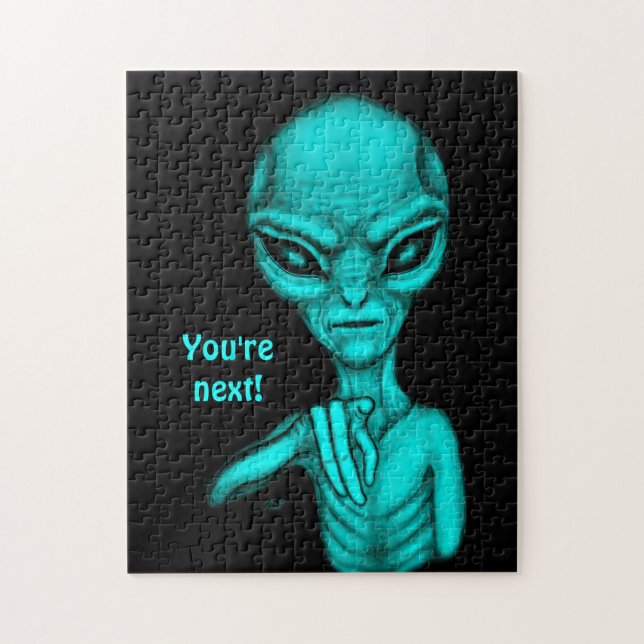 Quebra-cabeça Alienígena ruim, você é a próxima! (Vertical)