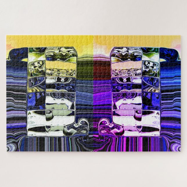 Quebra-cabeça Alienígenas de arte da vida (Horizontal)