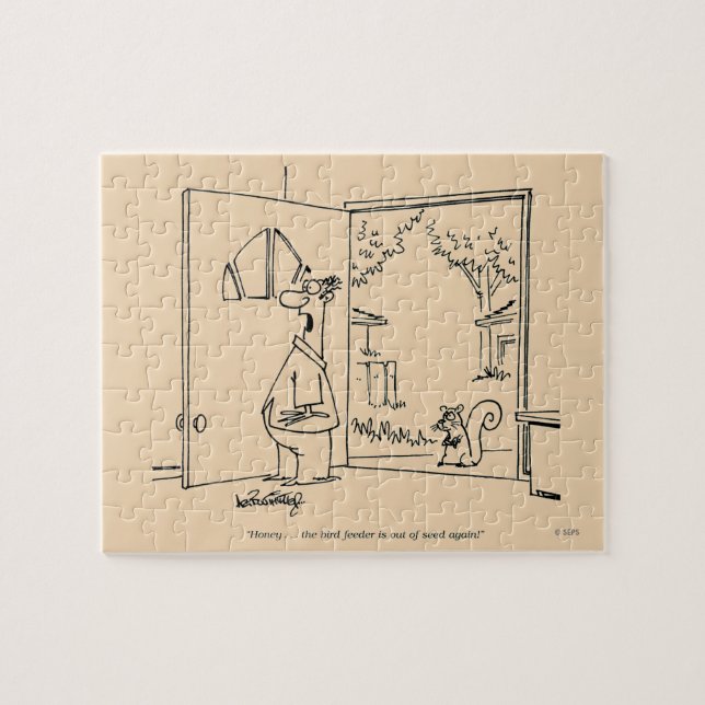 Quebra-cabeça Alimentador de aves vazio (Horizontal)