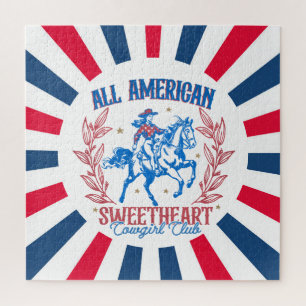 Quebra-cabeça All American Swetheart Cowgirl Club