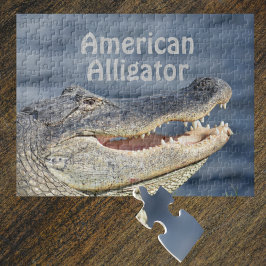 Quebra-cabeça Alligador americano sorridente
