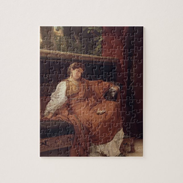 Quebra-cabeça Alma-Tadema | Lesbia que Weeping sobre um pardal (Vertical)