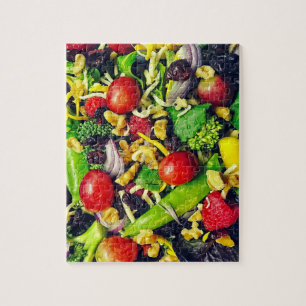 Quebra-cabeça Almoço lanç da salada & da fruta - 8x10 - 110