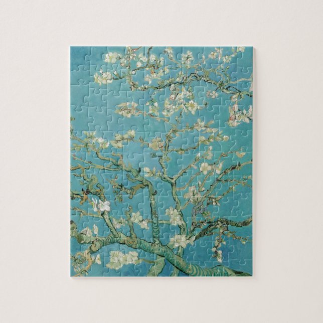 Quebra-cabeça Almond Blossoms por Vincent van Gogh (Vertical)