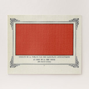 Quebra-cabeça Alphonse Allais, April Fools, Red, Abstrato Art