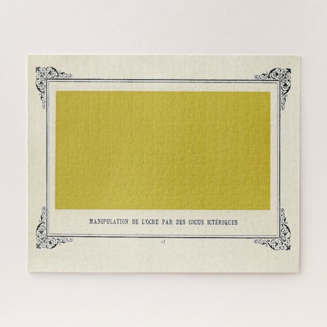 Quebra-cabeça Alphonse Allais, April Fools, Yellow, Abstrato Art (Horizontal)