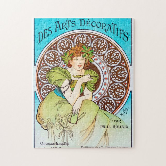 Quebra-cabeça Alphonse Mucha (Vertical)