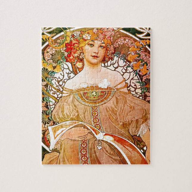 Quebra-cabeça Alphonse Mucha Dreaming (Reverie) (Vertical)