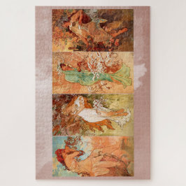 Quebra-cabeça Alphonse Mucha, Quatro Estações