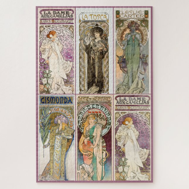 Quebra-cabeça Alphonse Mucha Women (Vertical)