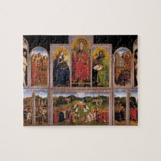 Quebra-cabeça Altarpiece de janeiro camionete Eyck- Ghent