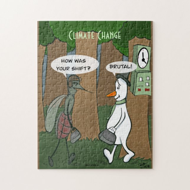 Quebra-cabeça Alterações climáticas (Vertical)