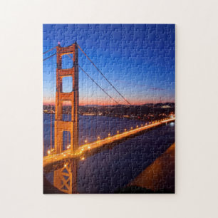 Quebra-cabeça Alvorecer sobre a ponte de San Francisco e de