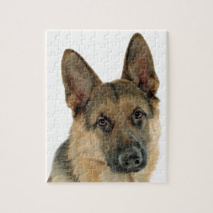 Quebra-cabeça Amado & protegido por um german shepherd