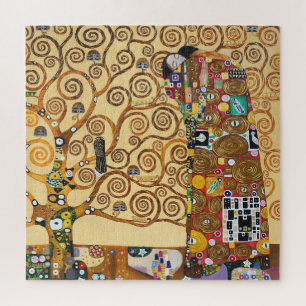 Quebra-cabeça Amantes na Árvore da Vida Gustav Klimt